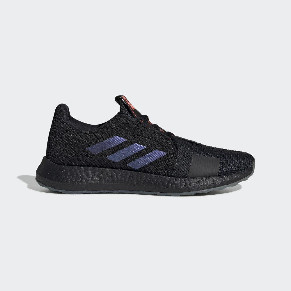 Adidasi Alergare Adidas Senseboost GO Barbati Romania - Negrii/Albastri Violet EF0709
